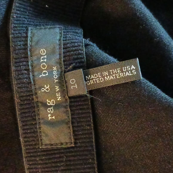 Rag & Bone pants,sz 10, black - Picture 3 of 3
